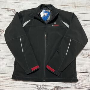 Bosch Heated Water And Wind Resistant Black Jacket No Adapter Men's Size XL